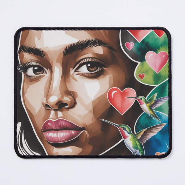 Item preview, Rosa Love - Hummingbird Harmony and Hearts  designed and sold by CanvasCarousel.