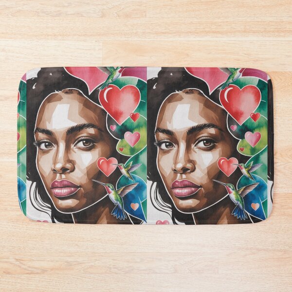Item preview, Rosa Love - Hummingbird Harmony and Hearts  designed and sold by CanvasCarousel.