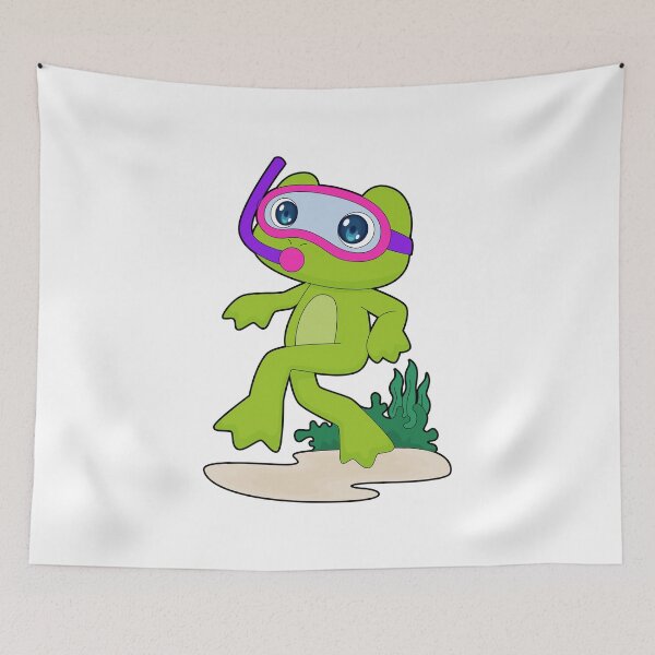 Item preview, Frog Diver Snorkel Diving designed and sold by Snabdesign84.