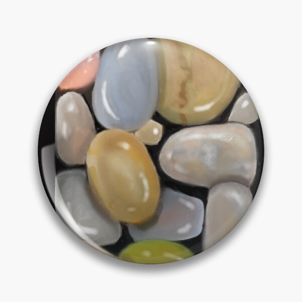 Item preview, River Rocks, Stones, Pebbles Digital Drawing designed and sold by JoyfulWhimsy.