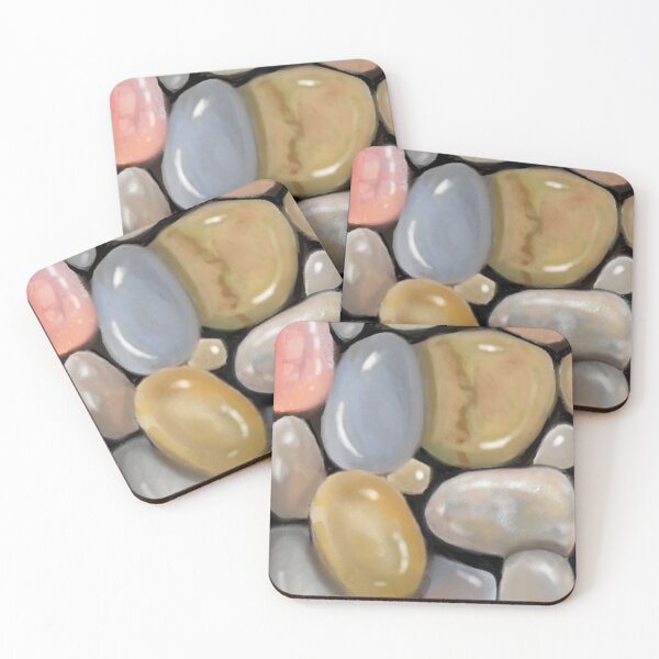 Item preview, River Rocks, Stones, Pebbles Digital Drawing designed and sold by JoyfulWhimsy.