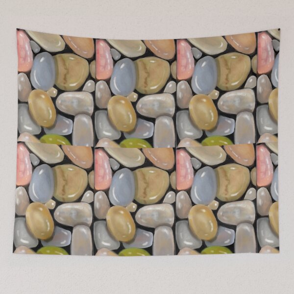Item preview, River Rocks, Stones, Pebbles Digital Drawing designed and sold by JoyfulWhimsy.