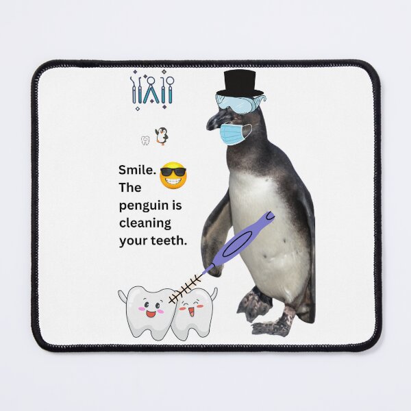 Item preview, Kopie von Penguin Dentist Collection - Want sparkling white teeth? – This penguin does. designed and sold by Katja LebenFreude.
