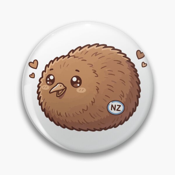 Item preview, Organic Kiwi Bird Produce Sticker Funny designed and sold by Petzzz.