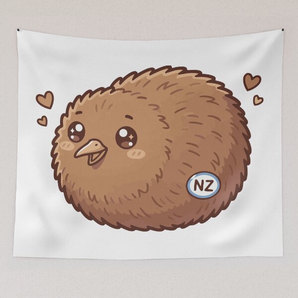 Item preview, Organic Kiwi Bird Produce Sticker Funny designed and sold by Petzzz.
