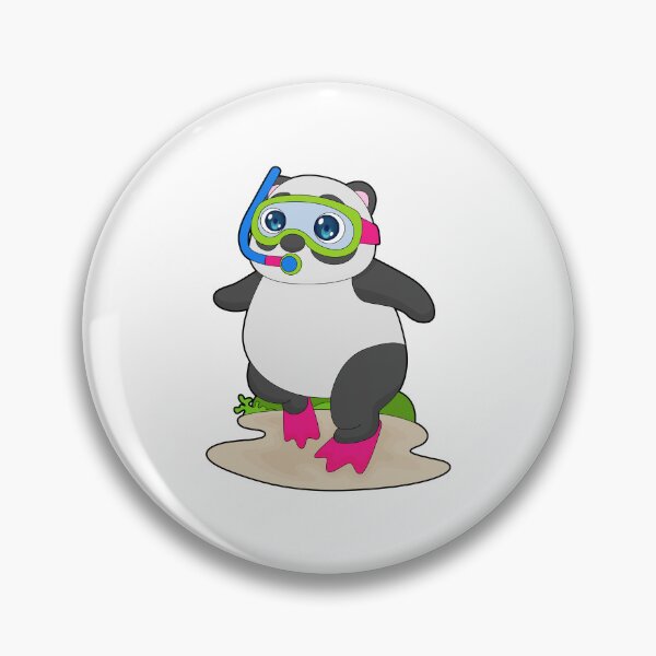 Item preview, Panda Diver Snorkel Diving designed and sold by Snabdesign84.