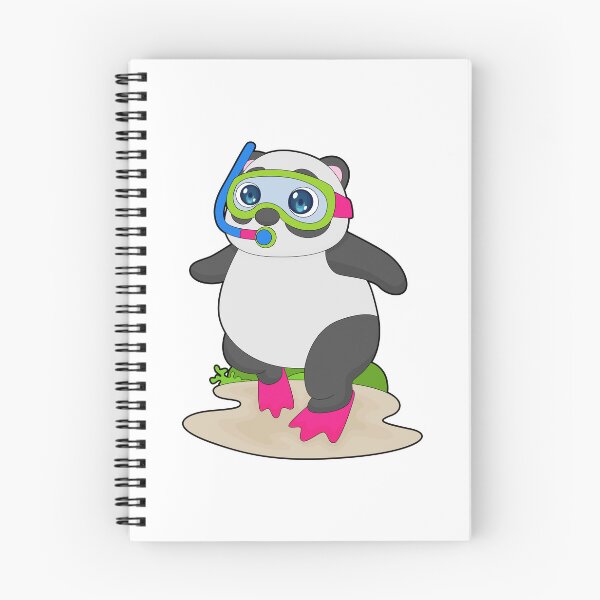 Item preview, Panda Diver Snorkel Diving designed and sold by Snabdesign84.
