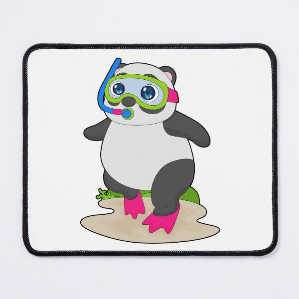 Item preview, Panda Diver Snorkel Diving designed and sold by Snabdesign84.