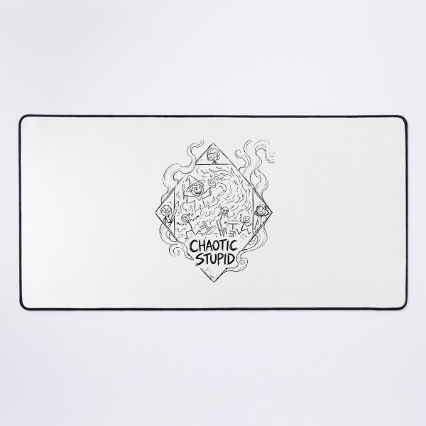 Item preview, Chaotic Stupid Line Art Wizard Funny Gamer Design designed and sold by Fenay Designs.