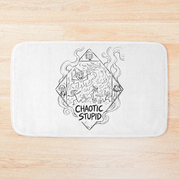 Item preview, Chaotic Stupid Line Art Wizard Funny Gamer Design designed and sold by Fenay Designs.