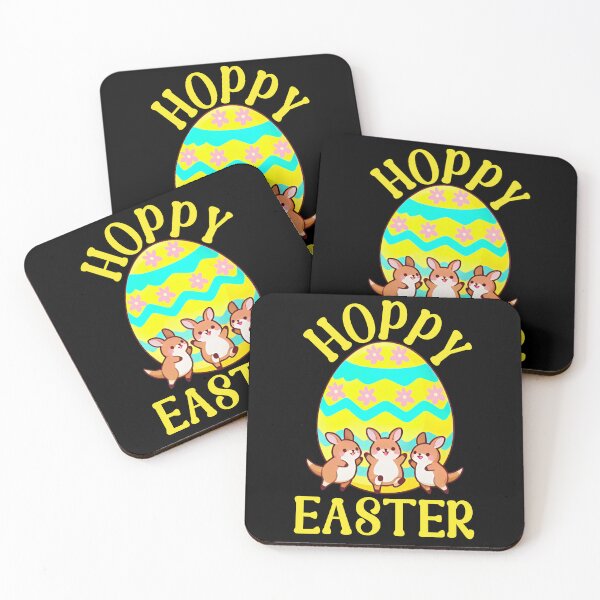 Item preview, Hoppy Easter - Funny Kangaroos and Easter Egg designed and sold by FurrFunPrints.