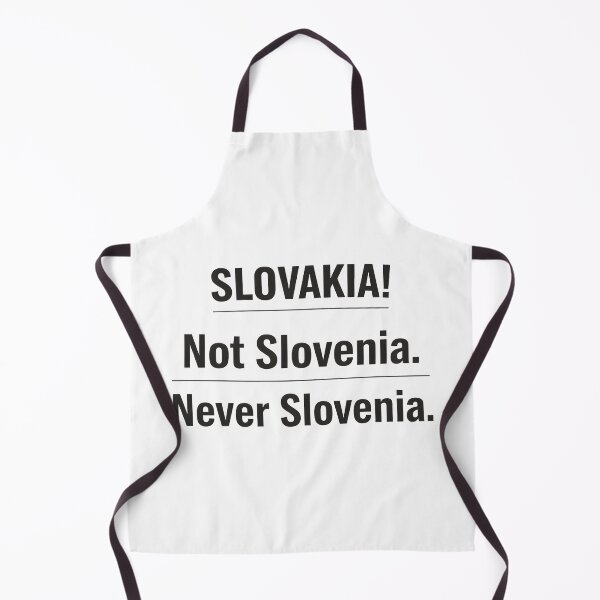 Item preview, "Slovakia Not Slovenia Never Slovenia" Funny Quote. designed and sold by The-T-In-Retro.