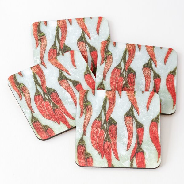 Item preview, Red-hot spicy peppers designed and sold by Matt Starr Fine Art .