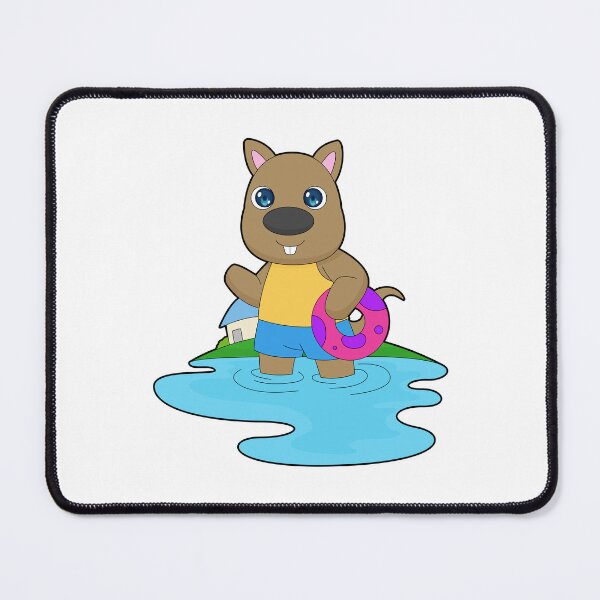 Item preview, Kangaroo Swimming Inflatable float Summer designed and sold by Snabdesign84.