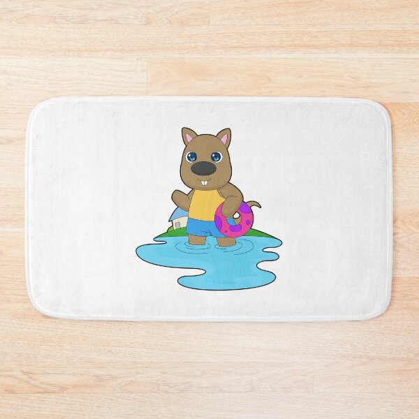 Item preview, Kangaroo Swimming Inflatable float Summer designed and sold by Snabdesign84.
