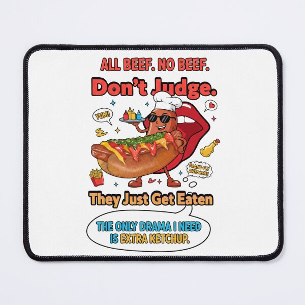 Item preview, Funny Hot Dog Comic Quote Retro Illustration designed and sold by TheNyneShop.