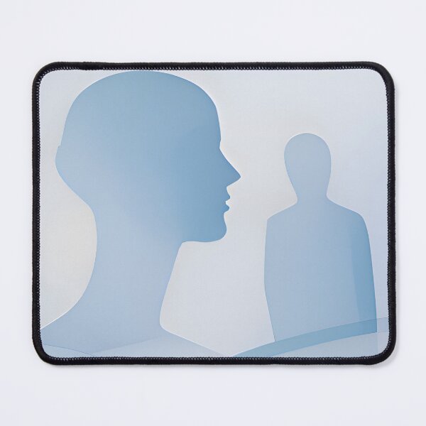 Item preview, Soft Connection – Abstract Human Relationship Art designed and sold by Minimal Calm.