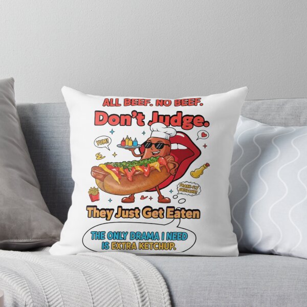 Item preview, Funny Hot Dog Comic Quote Retro Illustration designed and sold by TheNyneShop.