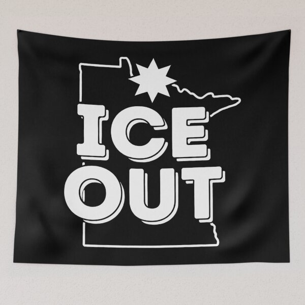 Item preview, Ice Out minnesota , Abolish ICE , Anti ICE Political designed and sold by Starry Night Creative Art.