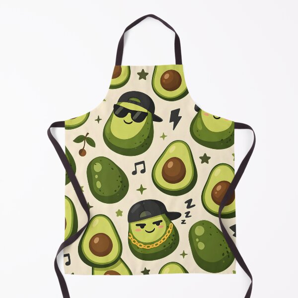 Item preview, Cool Avocado Gang Pattern – Trendy Minimal Avocado Vector Art, Cute Modern Food Design designed and sold by WAUZ.