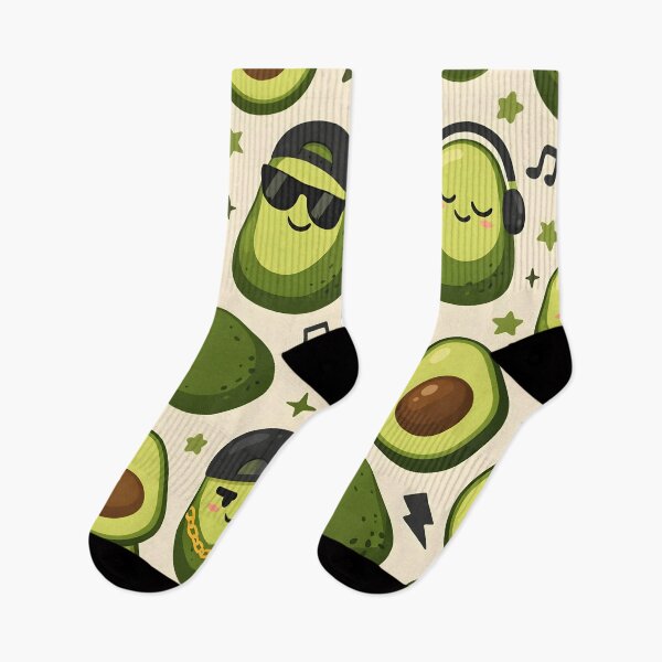 Item preview, Cool Avocado Gang Pattern – Trendy Minimal Avocado Vector Art, Cute Modern Food Design designed and sold by WAUZ.