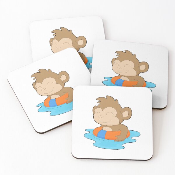 Item preview, Monkey Swimming Inflatable float Summer designed and sold by Snabdesign84.