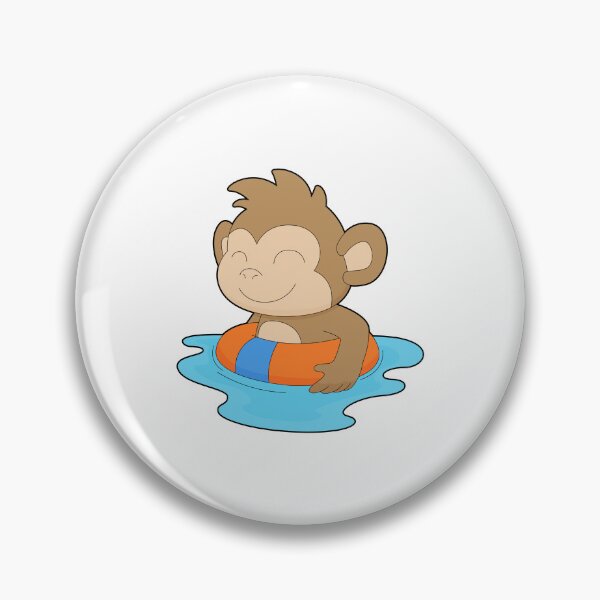 Item preview, Monkey Swimming Inflatable float Summer designed and sold by Snabdesign84.