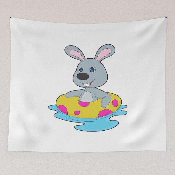 Item preview, Rabbit Swimming Inflatable float Summer designed and sold by Snabdesign84.