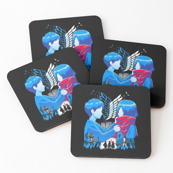Item preview, Eren and Mikasa Emotional Anime Scene designed and sold by Snowdog-Art.