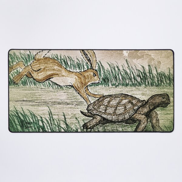 Item preview, The tortoise and the hare race designed and sold by Matt Starr Fine Art .