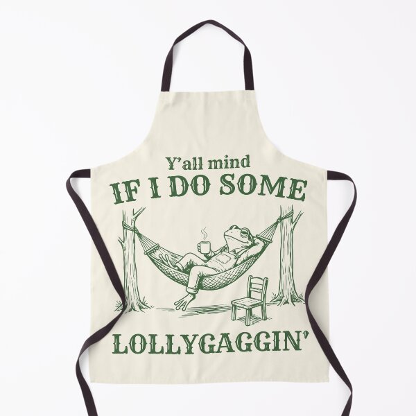 Item preview, Y'all Mind If I Do Some Lollygaggin' Funny Frog designed and sold by Y-Vibes.