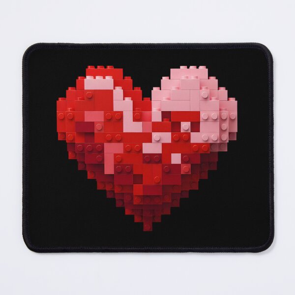 Item preview, Valentines Day Heart Building Blocks Bricks designed and sold by OlakunleOloroz.