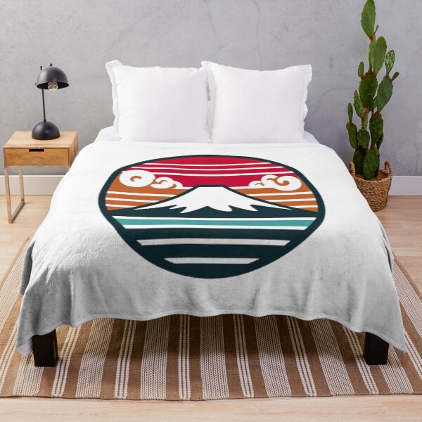 Item preview, Mount Fuji Sunset - Minimalist Japanese Retro Aesthetic designed and sold by RetroRascalStudio.