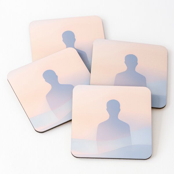 Item preview, Human Pause – Minimal Meditation Figure Art designed and sold by Minimal Calm.