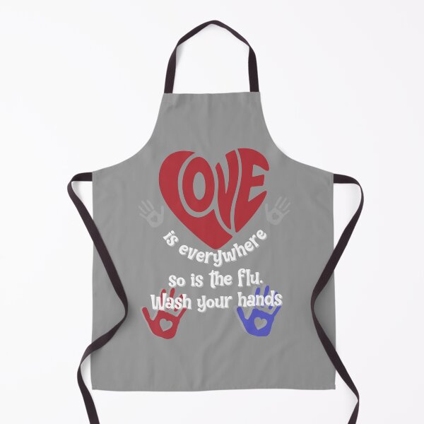 Item preview, Love is Everywhere So is The Flu Wash Your Hands designed and sold by ChrisPrints.