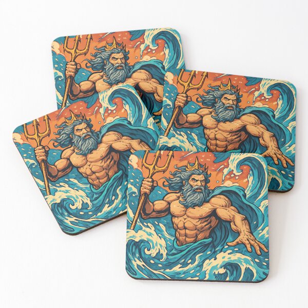 Item preview, God of water | Comics stylCartoone -  designed and sold by ComicsFactory.