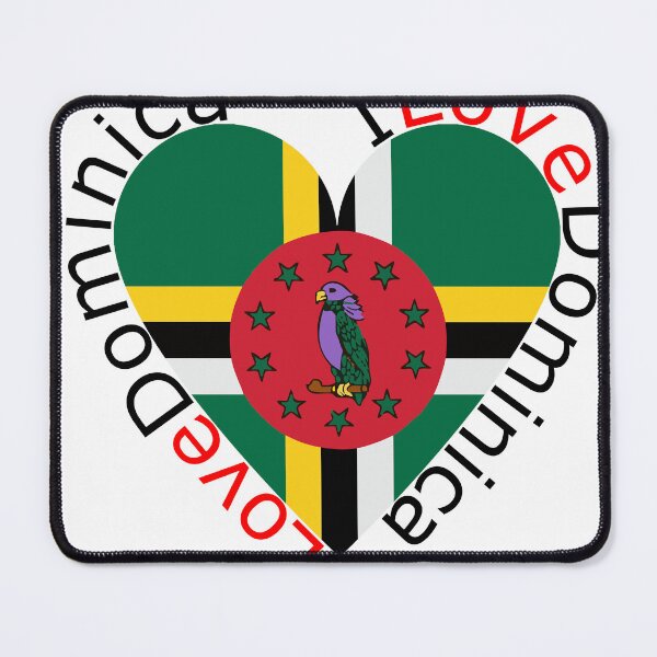 Item preview, I Love Dominica Heart designed and sold by TheIconSmith.