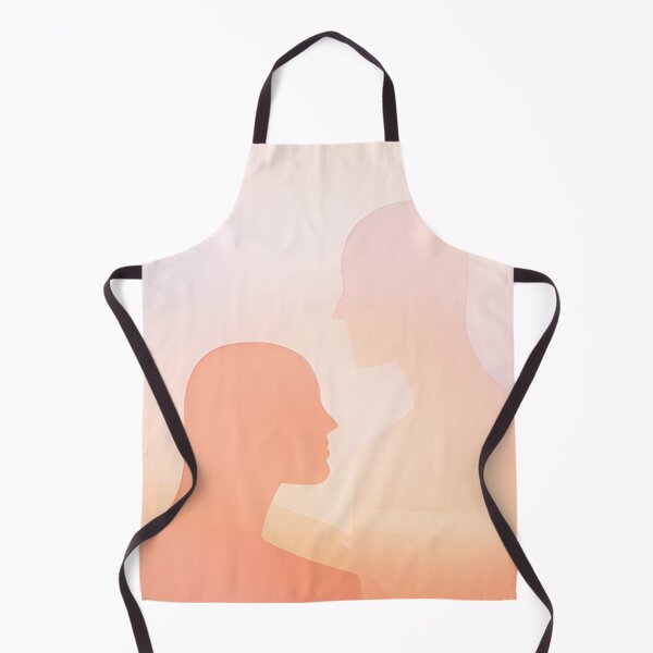 Item preview, Silent Dialogue – Abstract Human Faces Art designed and sold by Minimal Calm.