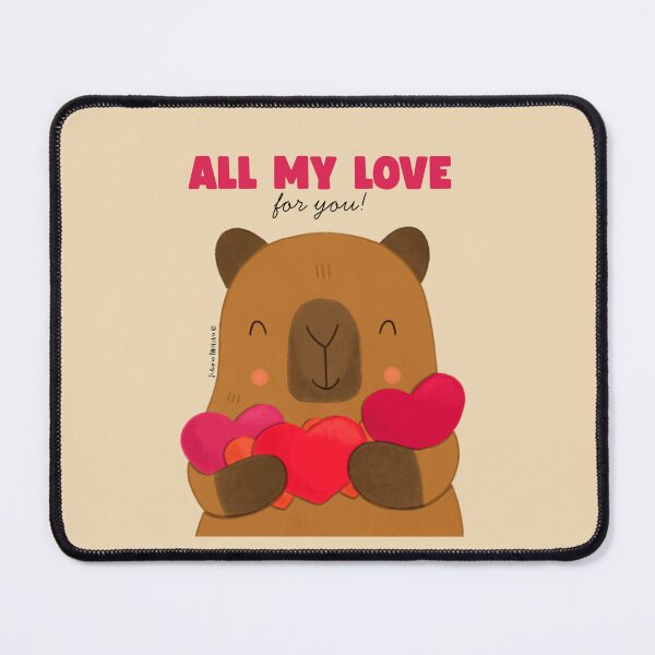 Item preview, Capybara - All my love for you designed and sold by julianamotzko.