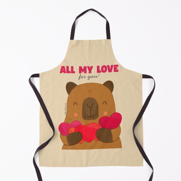 Item preview, Capybara - All my love for you designed and sold by julianamotzko.