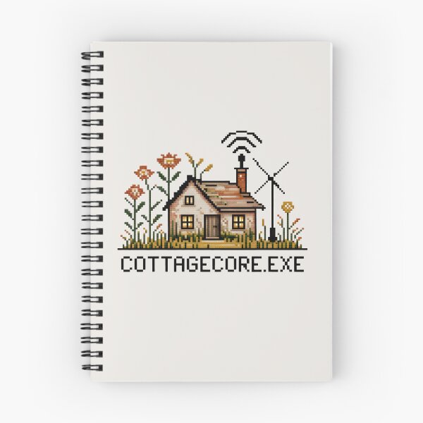Item preview, Cottagecore Exe Pixel Art - Retro Countryside Dream designed and sold by SplashTastic.
