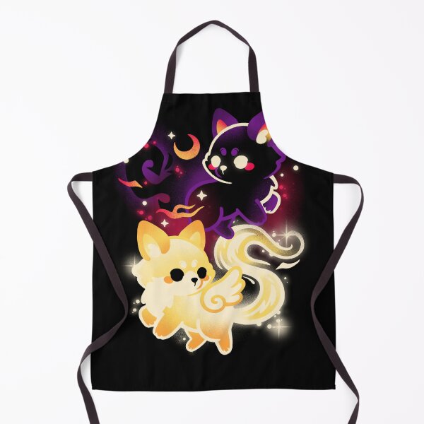 Item preview, night and day foxes kitsune designed and sold by NemiMakeit.