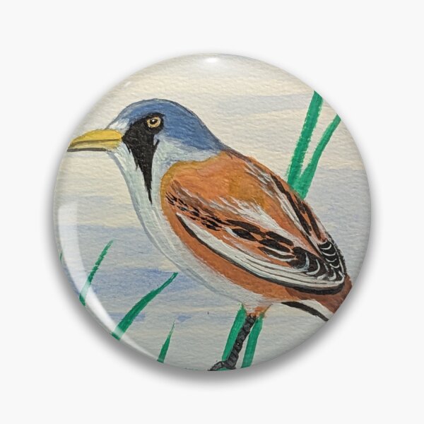 Item preview, Bearded reedling in the wetlands designed and sold by Matt Starr Fine Art .