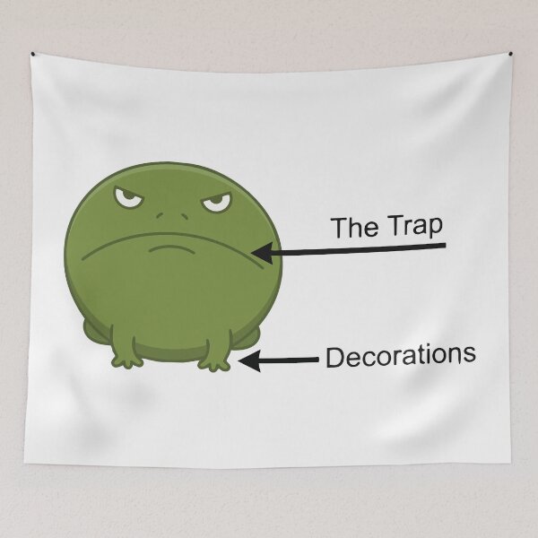Item preview, Funny Anatomy Of A Pacman Frog Mouth With Legs designed and sold by Petzzz.