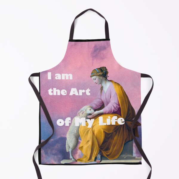 Item preview, I Am the Art – Mythic Maiden and Lamb designed and sold by SlowlyMiracles.
