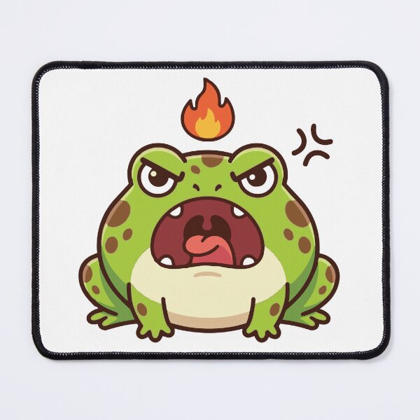Item preview, I Choose Violence Angry Pacman Frog Meme designed and sold by Petzzz.