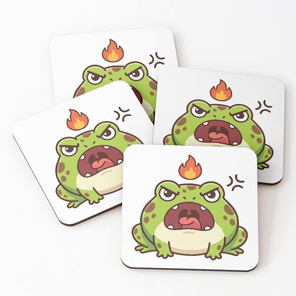 Item preview, I Choose Violence Angry Pacman Frog Meme designed and sold by Petzzz.