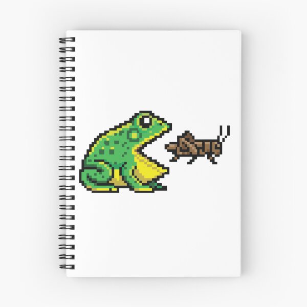 Item preview, Retro Arcade Style Pacman Frog Eating Cricket designed and sold by Petzzz.