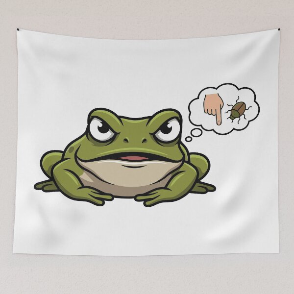Item preview, If It Fits I Eats Hungry Pacman Frog designed and sold by Petzzz.