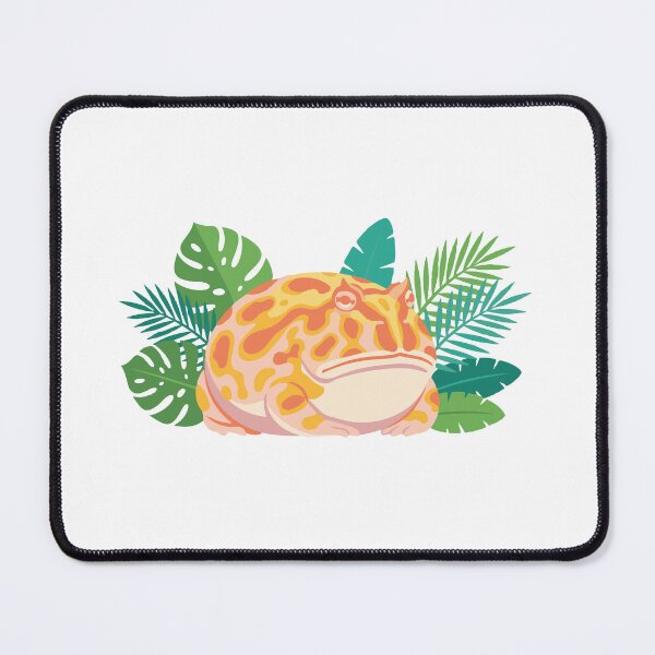 Item preview, Albino Pacman Frog Grumpy Strawberry Chonk designed and sold by Petzzz.